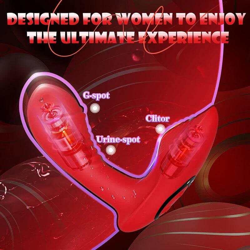 APP Control Wearable Butterfly Rabbit Vibrator: Clitoral & G-Spot Stimulator