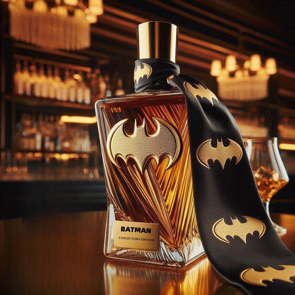 Limited Edition Batman Whiskey Bottle
