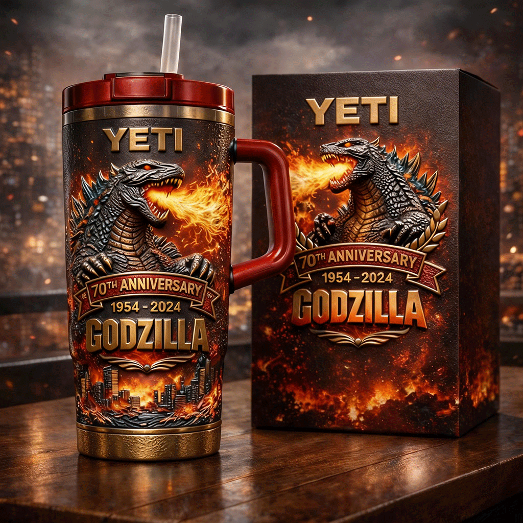 King of the Monsters 70TH Anniversary YETI Tumbler