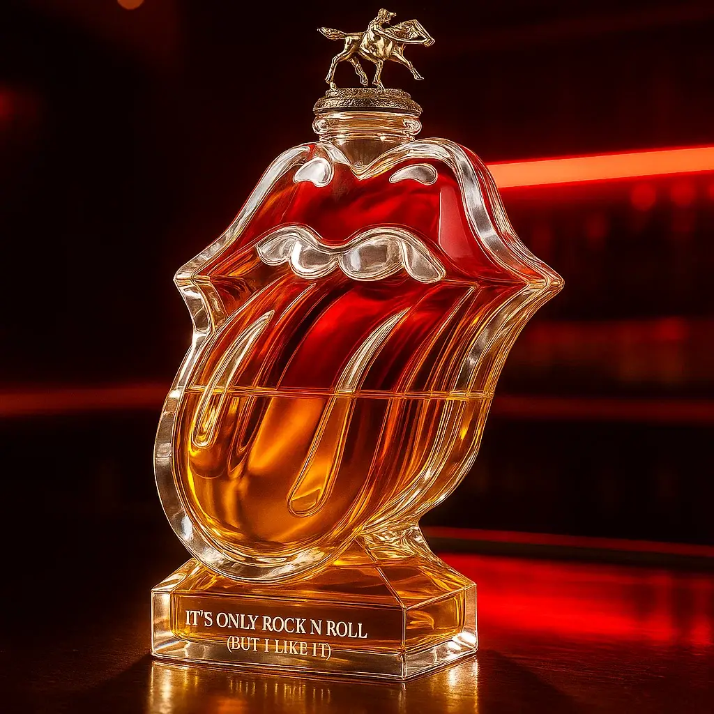 The Rolling Stones——Tongue and Lips Whisky Bottle