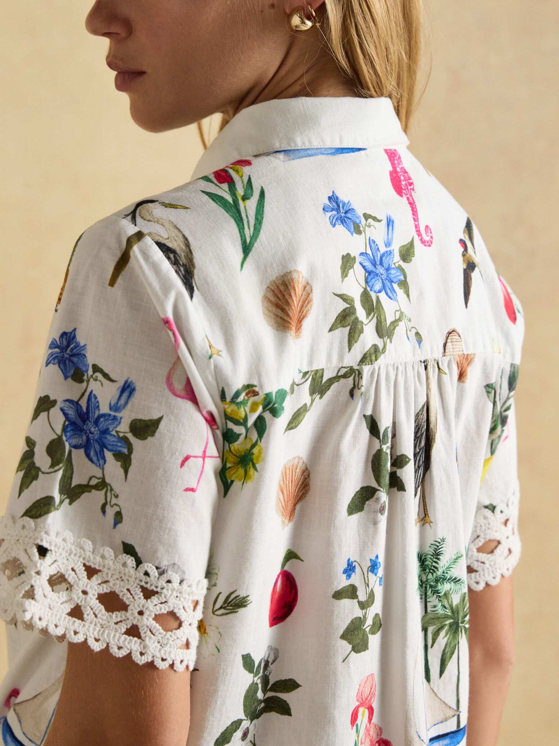 Isobel Multi Crochet Shirt