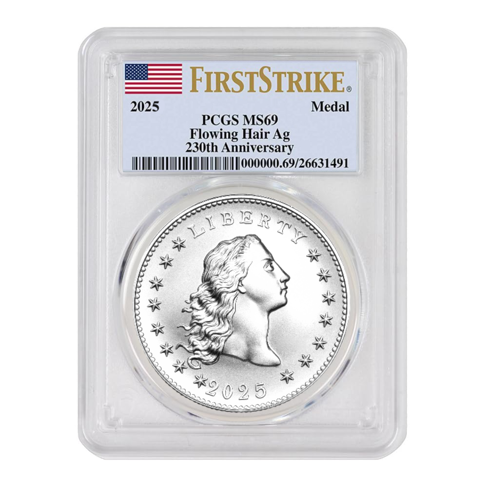 1 Oz 2025 Liberty Flowing Hair Dollar Silver – Pure Silver • Limited Release • Limited-Time Factory Price