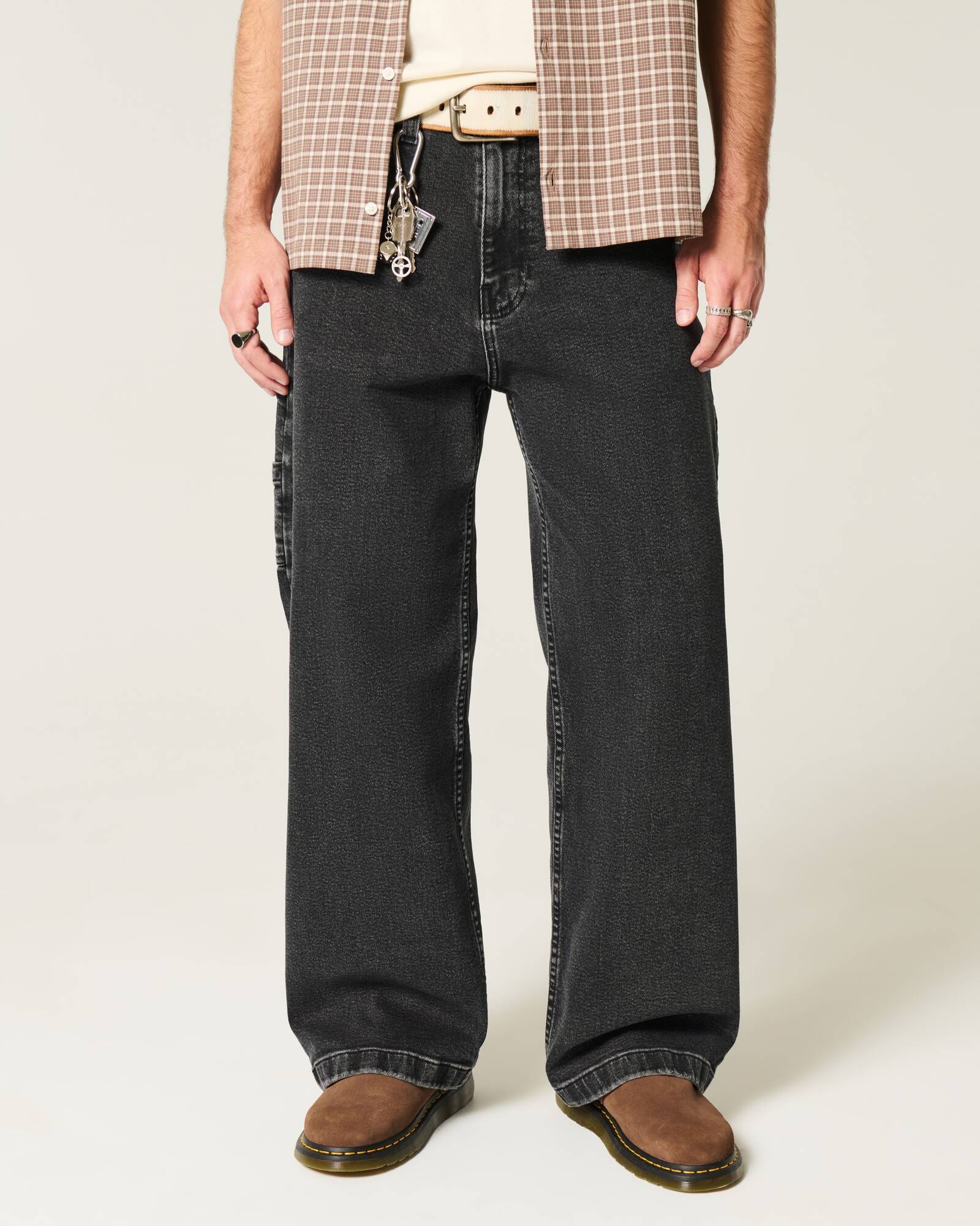 Medium Wash Super Baggy Jeans