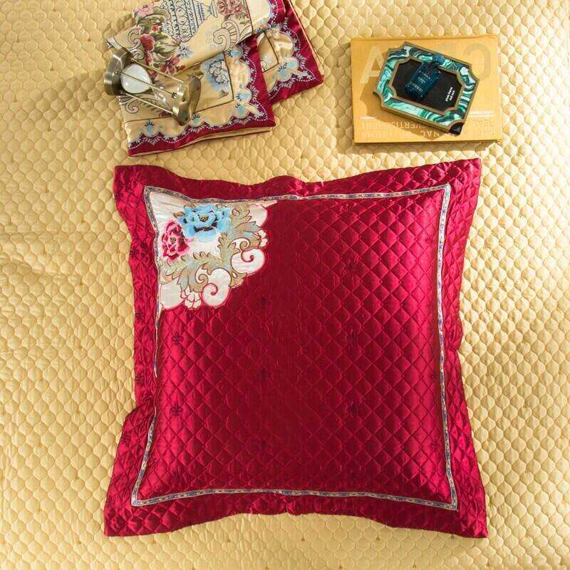 Kaleyra Silver Golden Silk Satin Cotton Duvet Cover Set