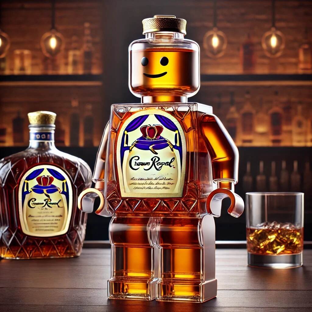 LEGO Minifigure Whiskey Bottle