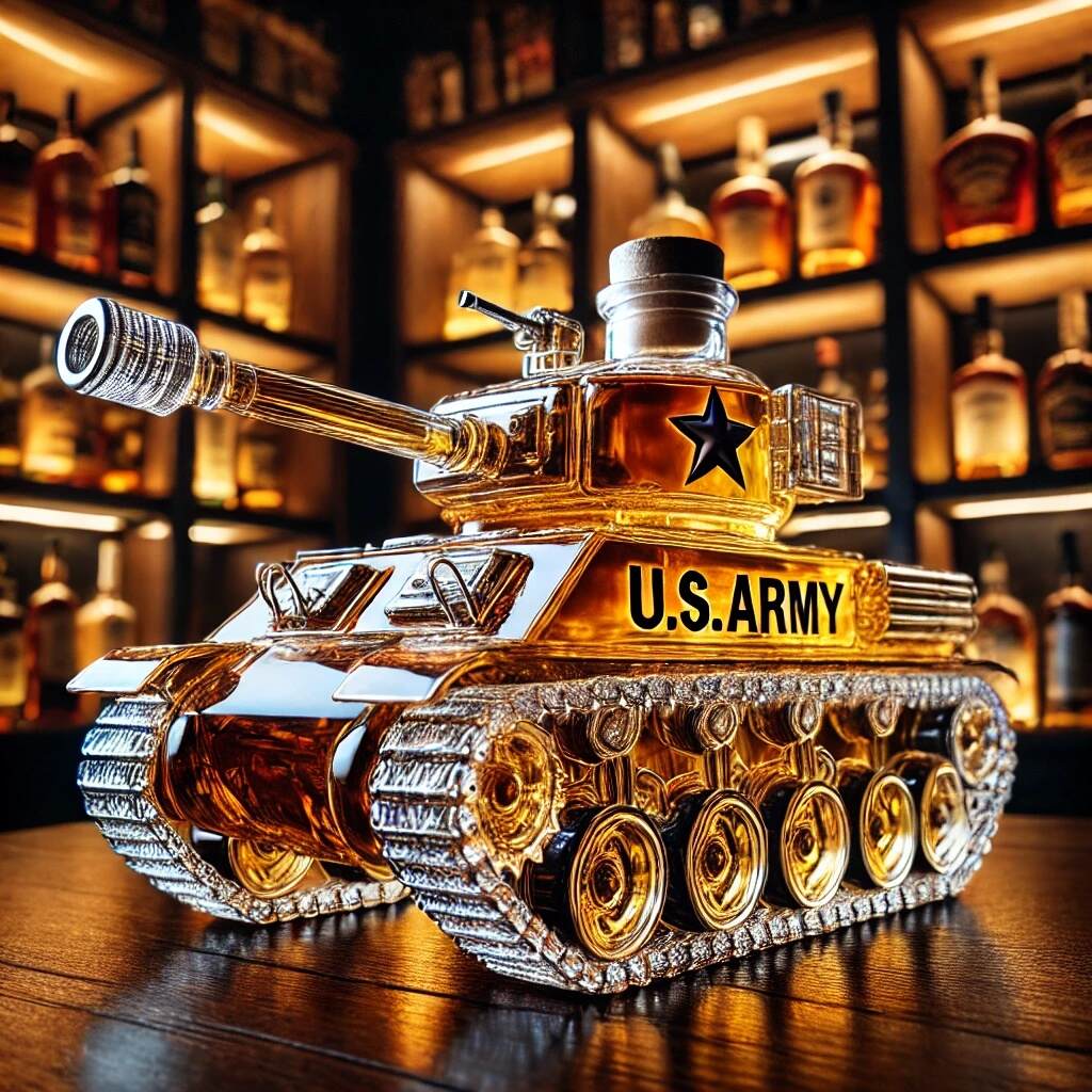 Tank Whiskey Bottles