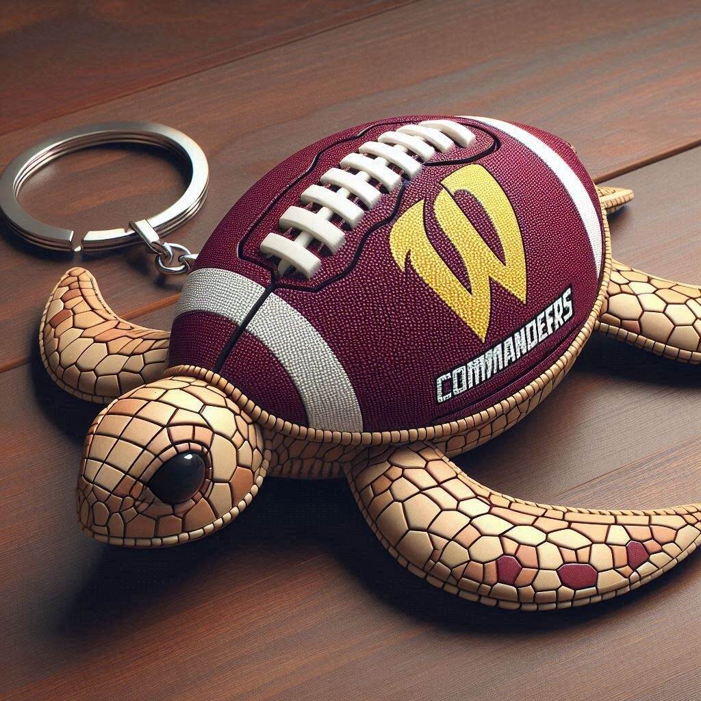 🐢🏈Football Turtle Keychain