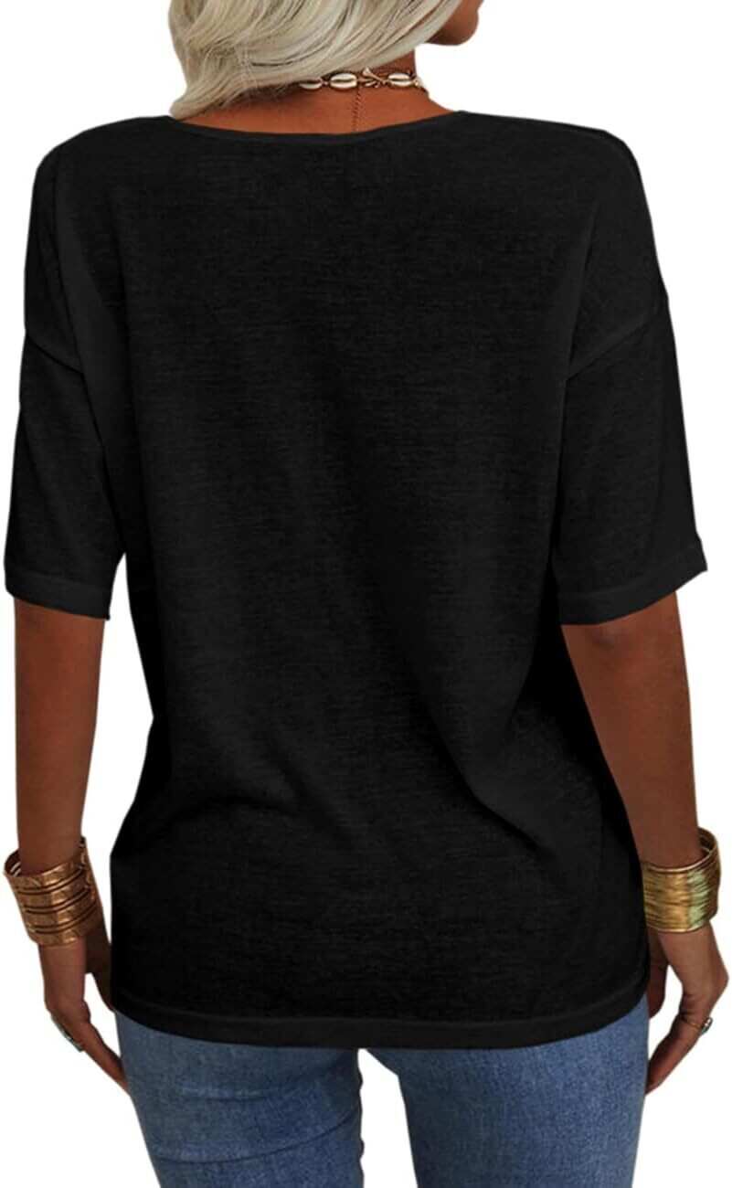 FINAL SALE⚡Summer Casual Half Sleeve T-shirt Basic Tops (Multiple Colors)