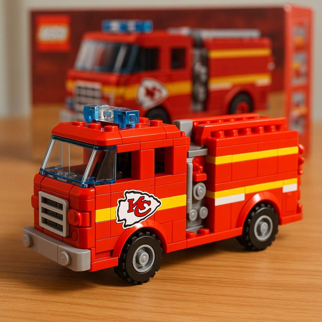 AFC West Series Fire Truck Building Block Set