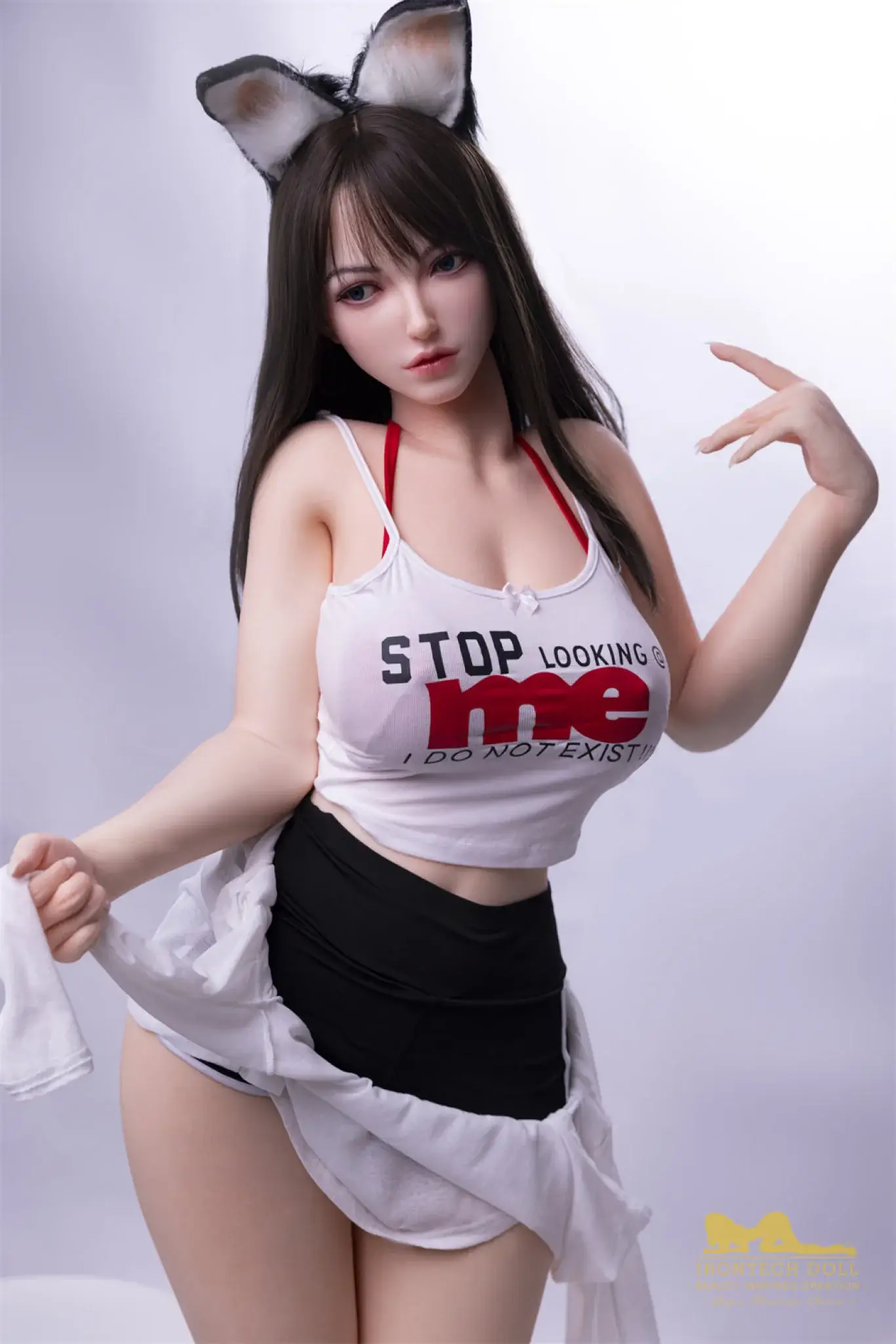 Joline Brunette Asian full Silicone IRONTECH Doll