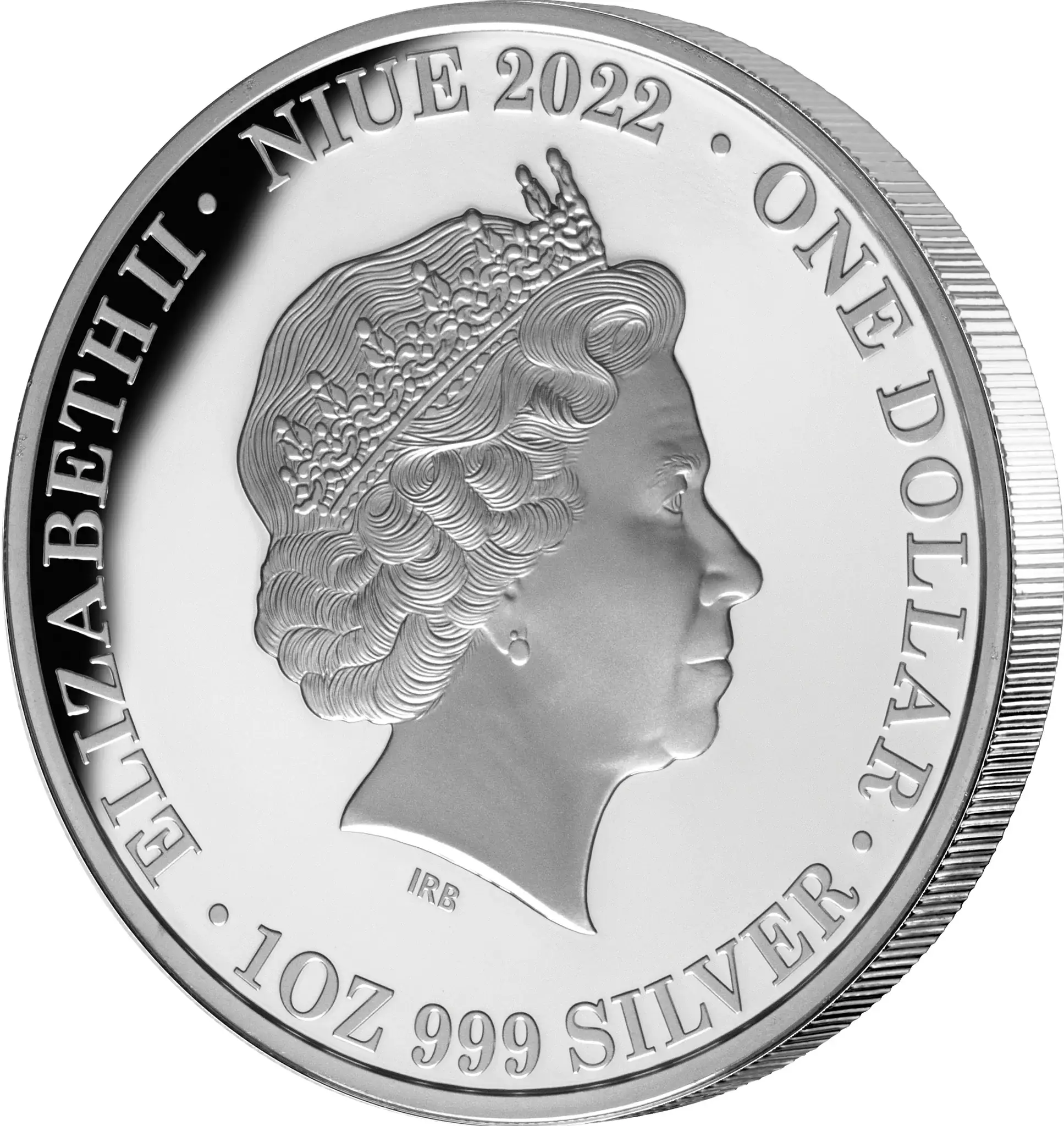 2022 EARTH FROM ABOVE 1 Oz Silver Coin 1$ Niue