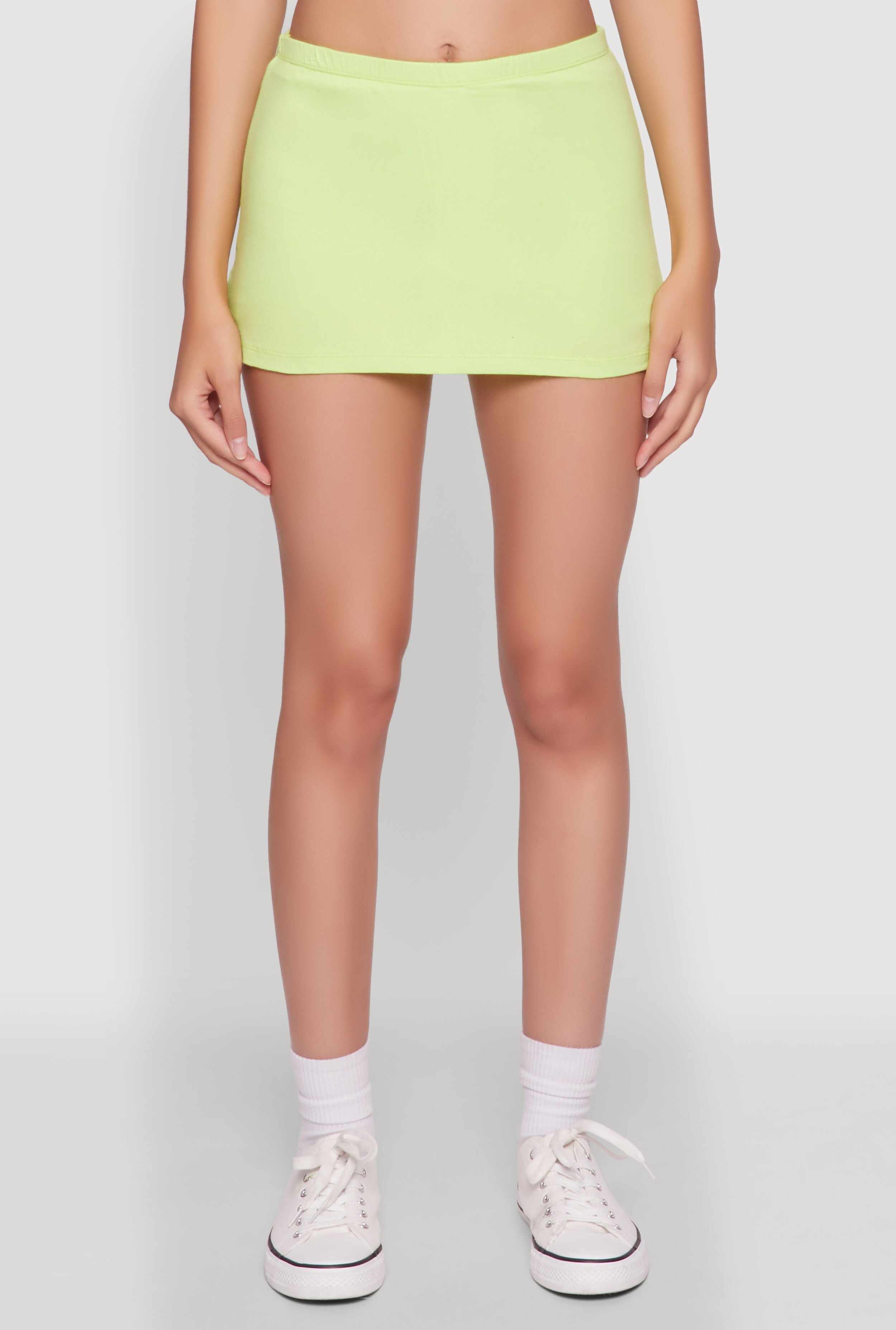 Chic High Waisted Lined Pencil Skirt