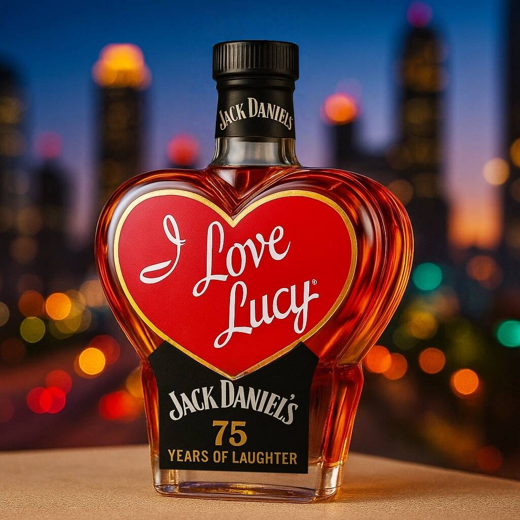 “I Love Lucy” 75th Anniversary Whiskey Bottle