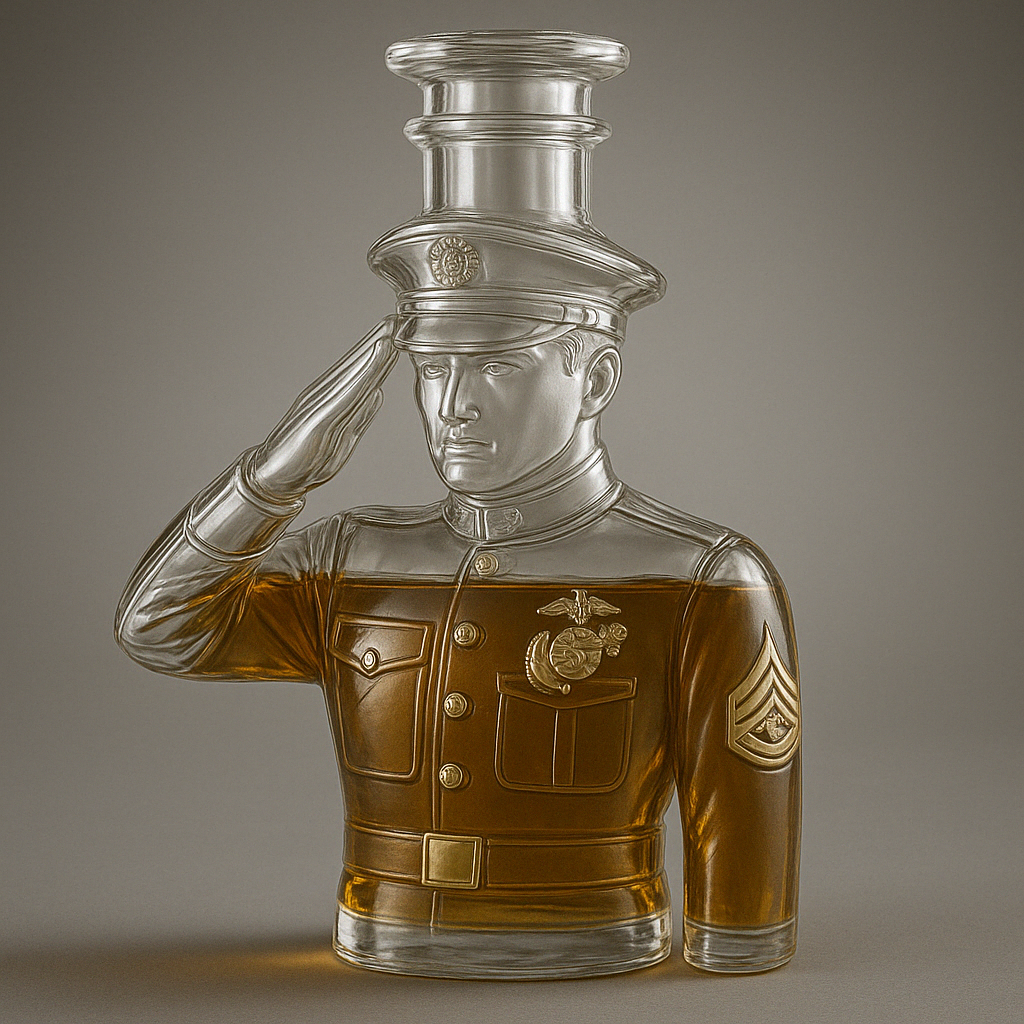 Salute to Service Whiskey Bottle