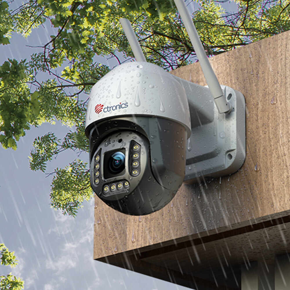 4K 8MP Security Camera Outdoor Ctronics PTZ WiFi  Surveillance Camera with Intelligent Human /Vehicle Detection for Home Security