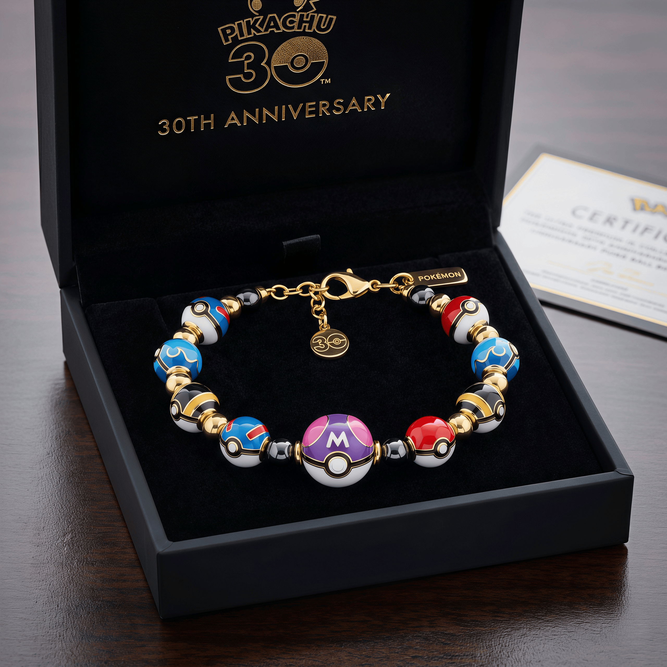 Pokémon 30th Anniversary Poké Ball Franc Bracelet