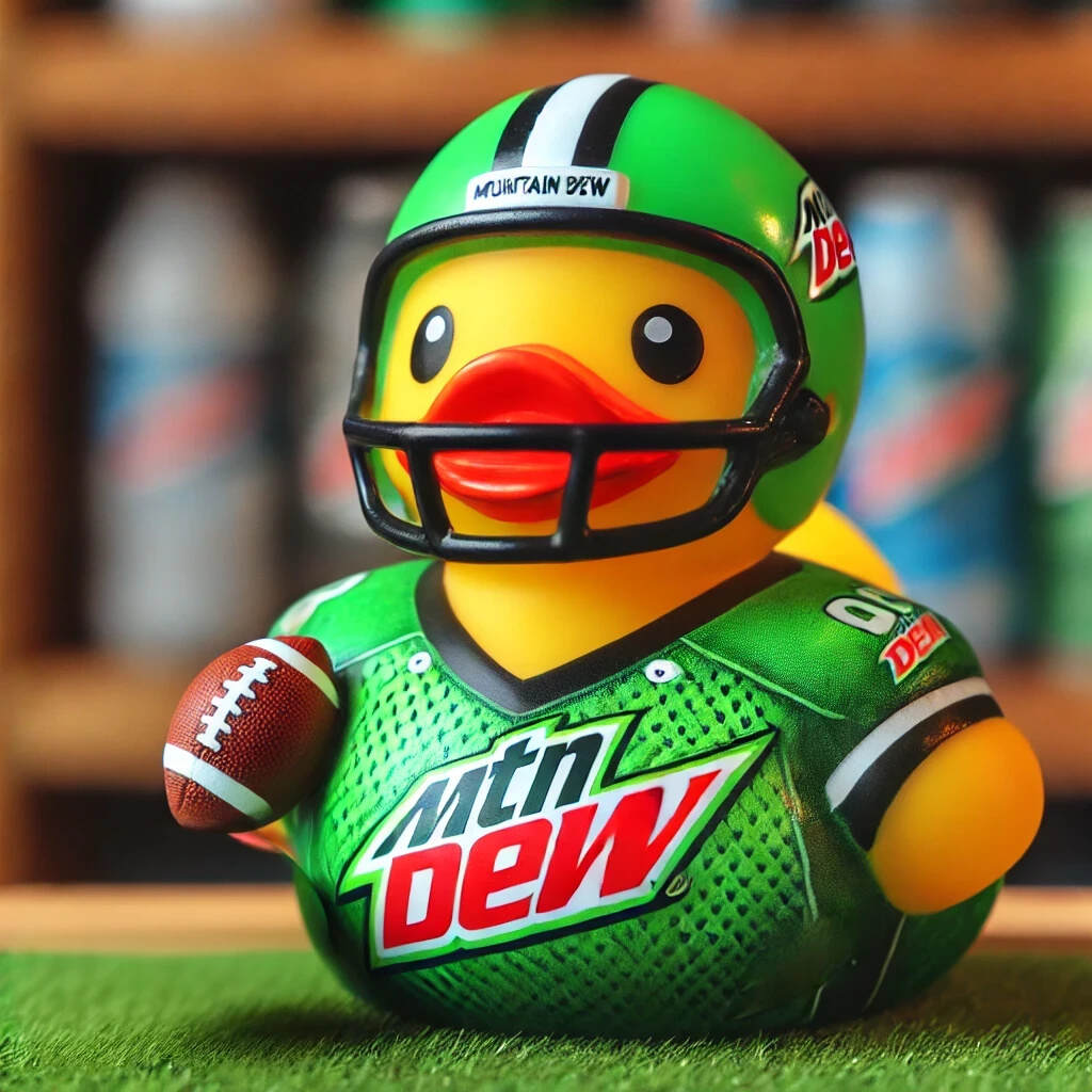 Soda Football Team Duck