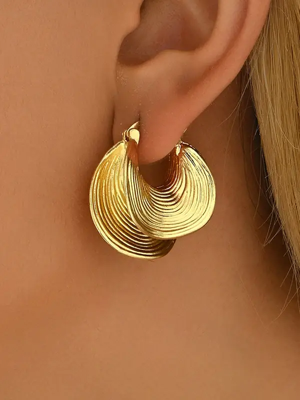 Geometric Drop Earrings