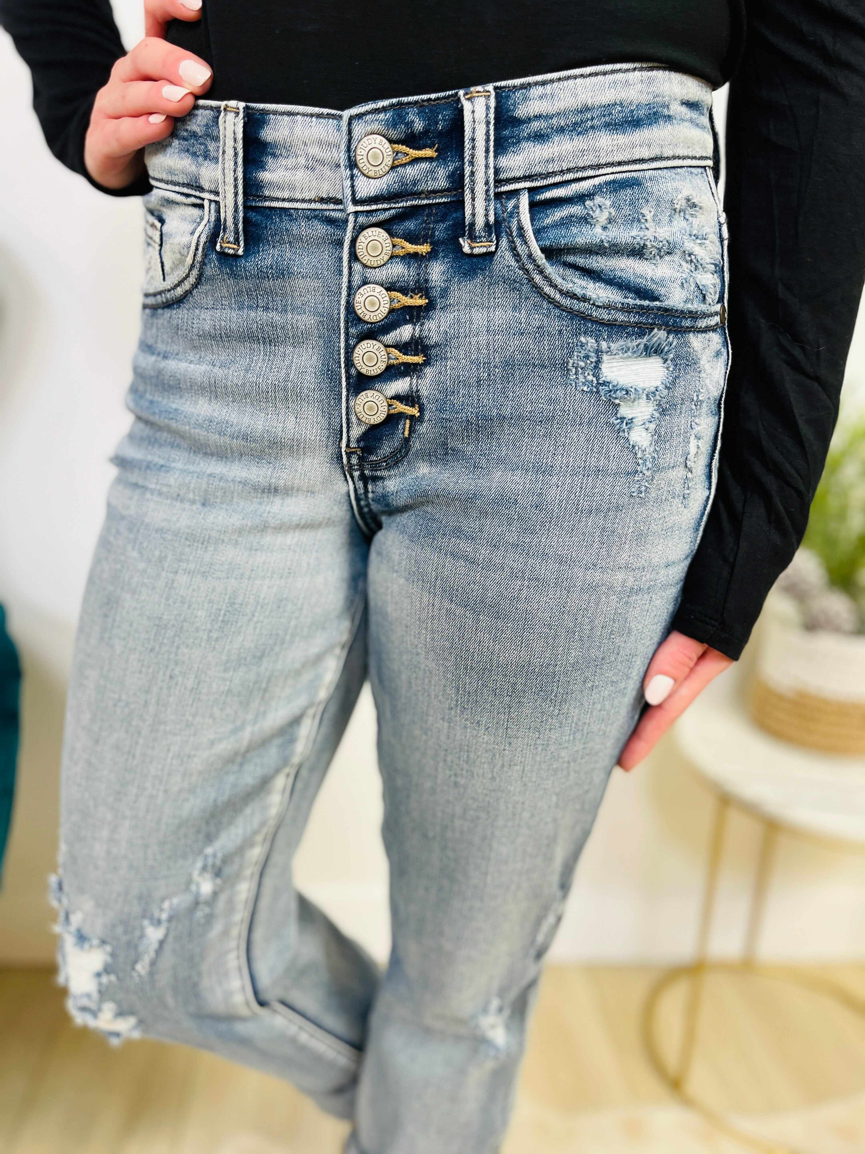 PLUS/REG Long Lost Boyfriend Long Inseam Jeans