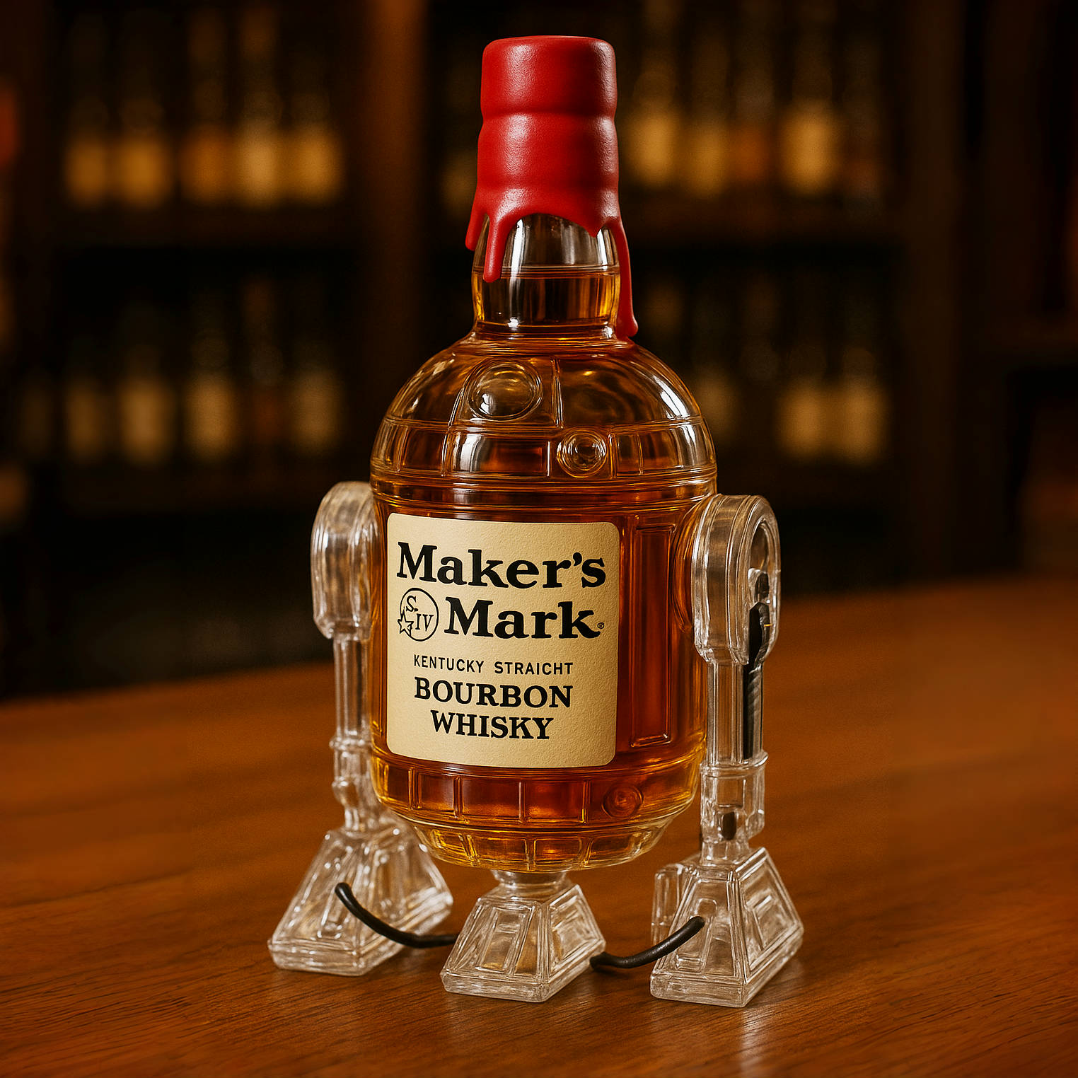 R2-D2 Whiskey Bottle