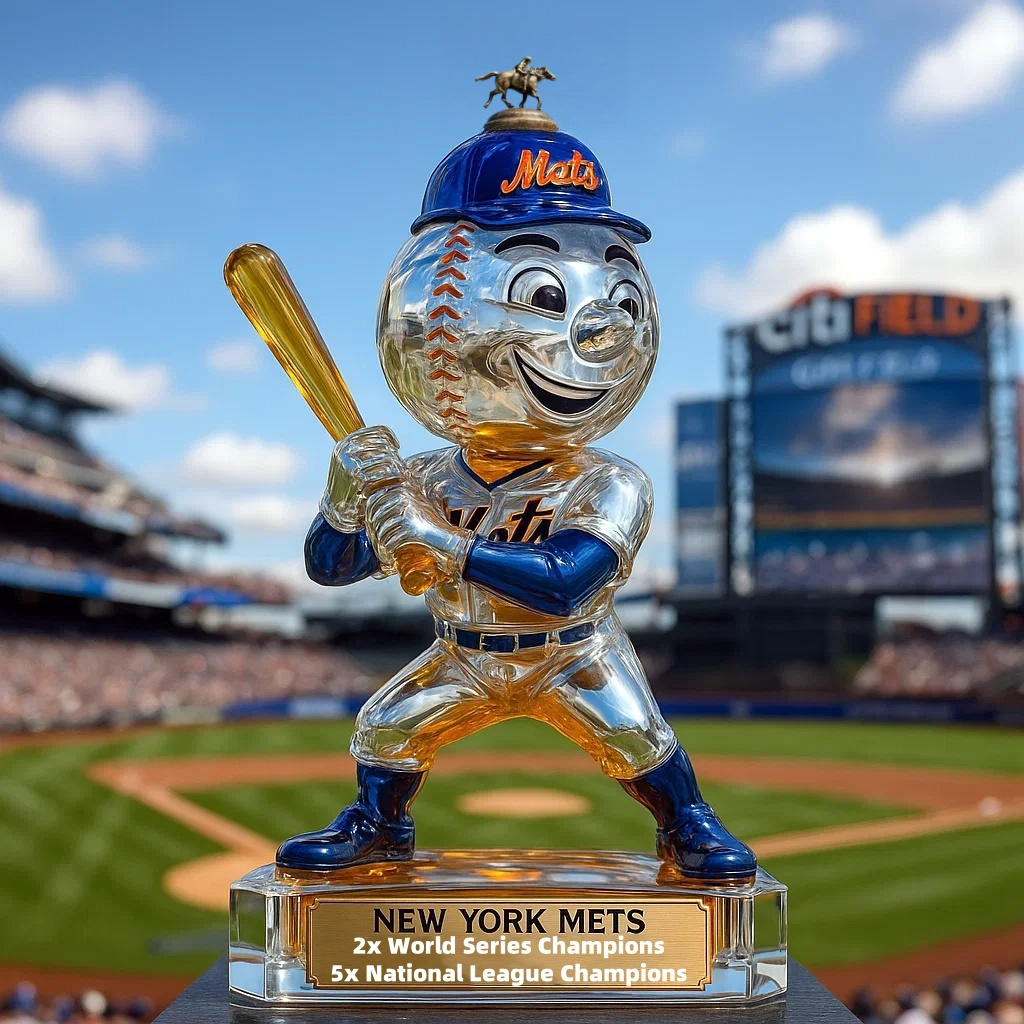 Mr. Met Whiskey Bottle