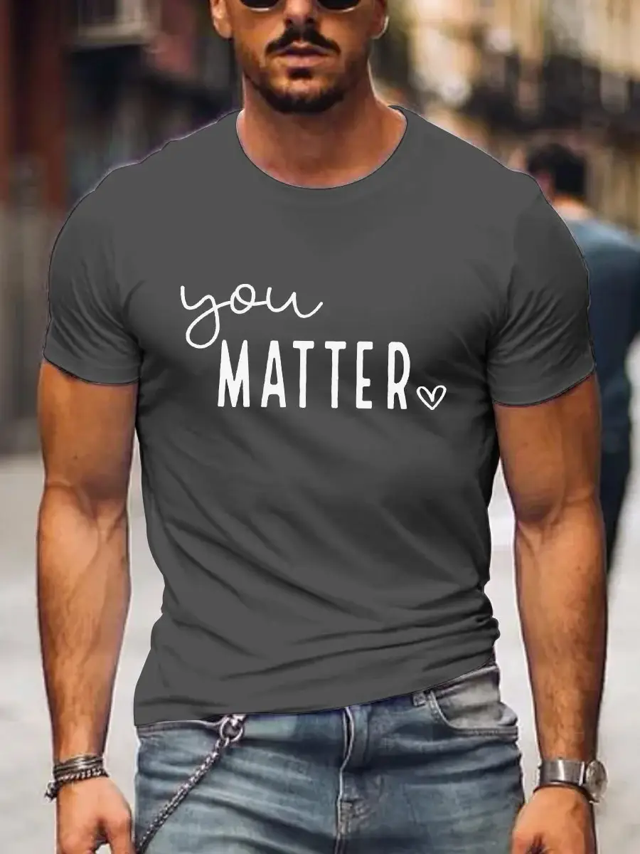 Men's Mental Health Awareness You Matter T-Shirt