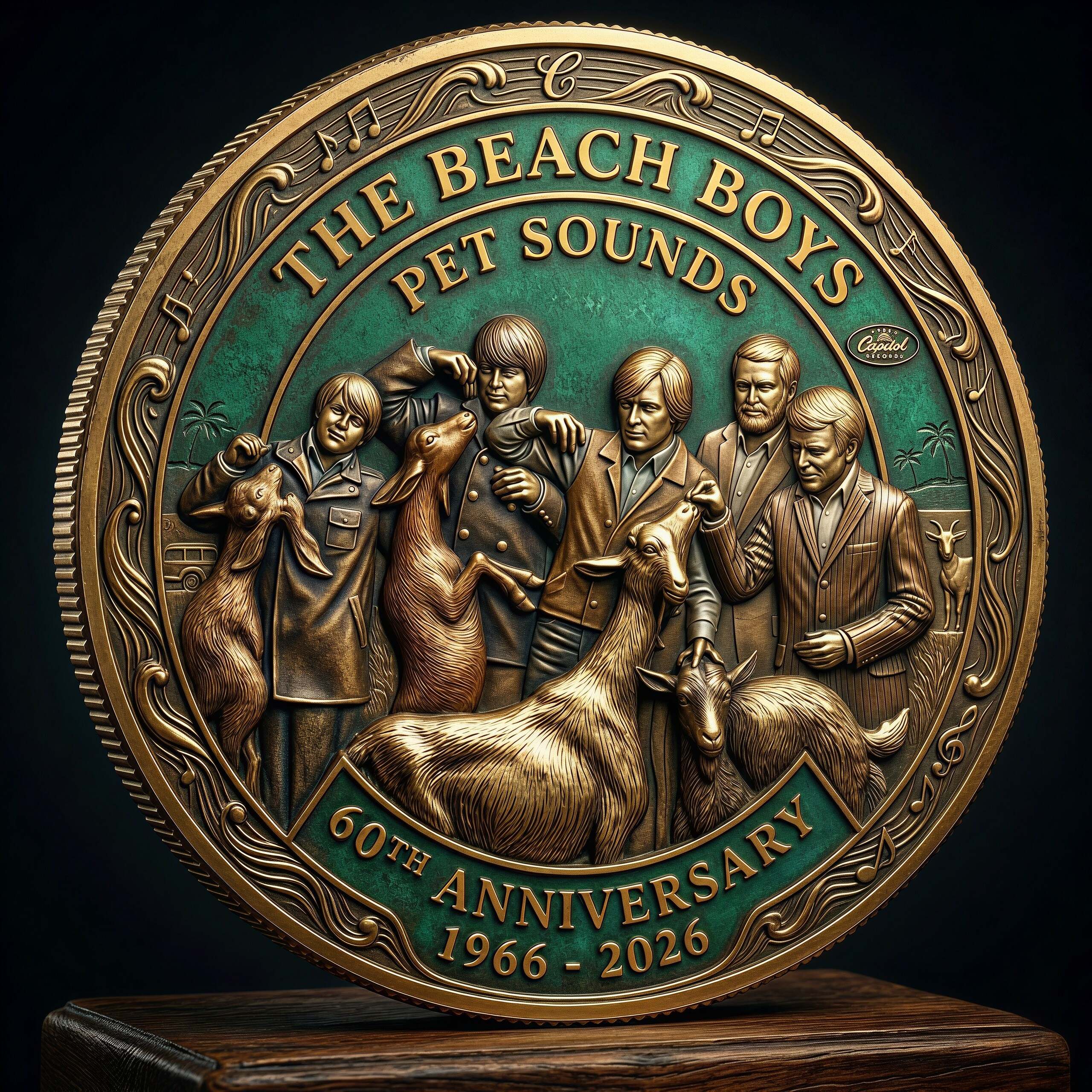 🐑The Beach Boys' “Pet Sounds” 60th Anniversary Commemorative Coin