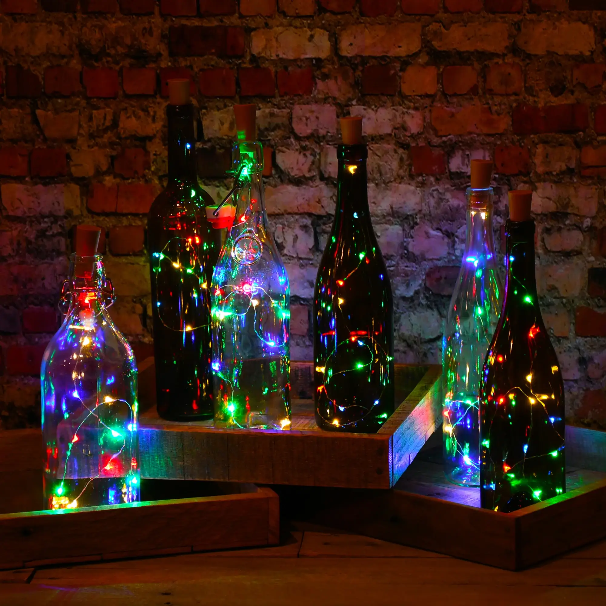 Led Wine Bottle Cork Fairy Lights