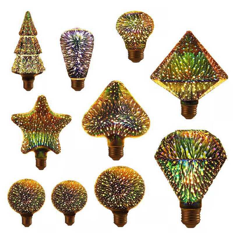 3D Fireworks LED Bulbs