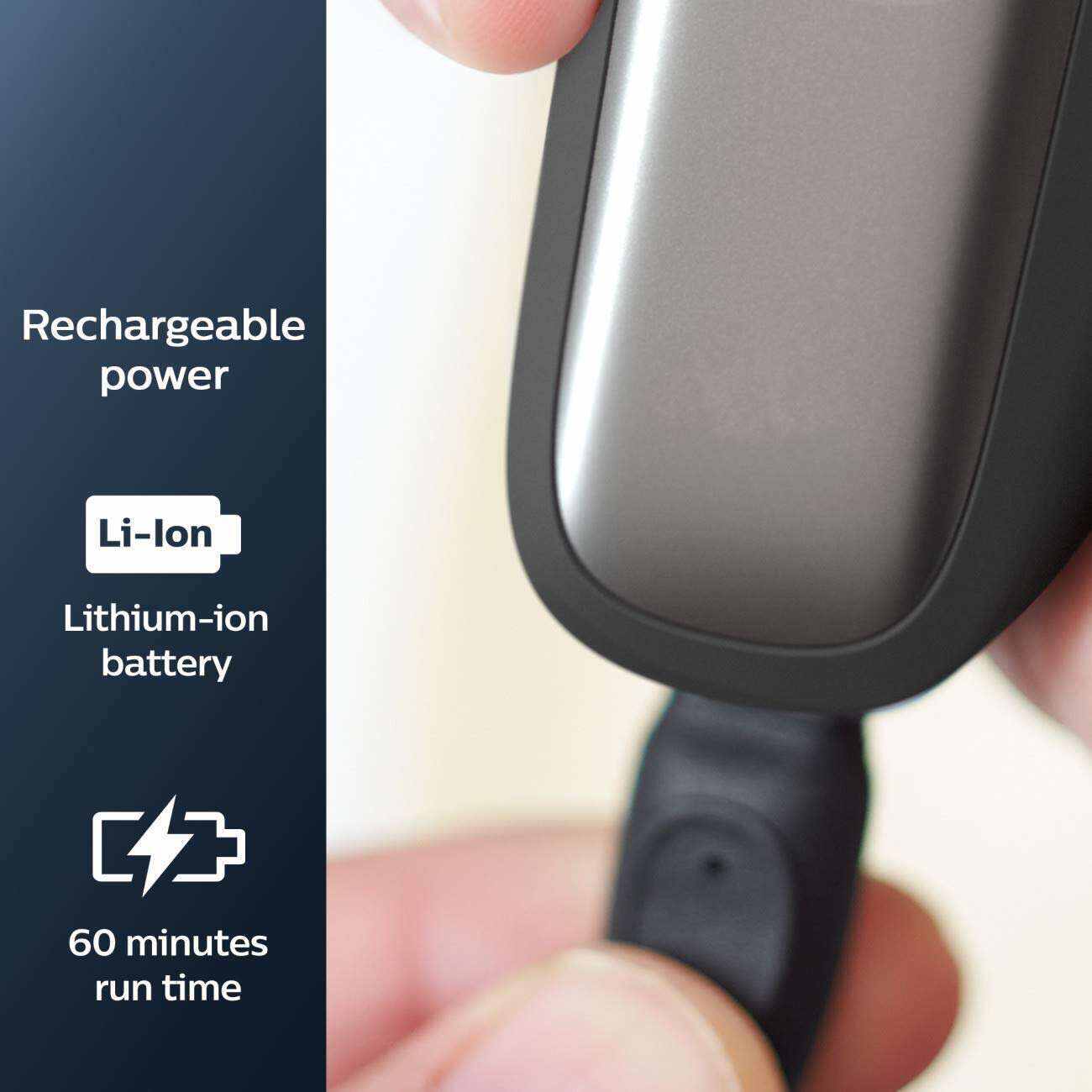 Philips Norelco Shaver 7200, Rechargeable Wet & Dry Electric Shaver with SenseIQ Technology and Pop-up Trimmer S7887/82