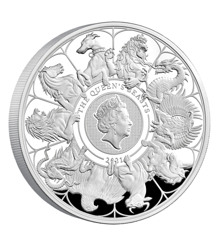 2021 Queen's Beasts Completer One Kilogram Silver Proof Coin