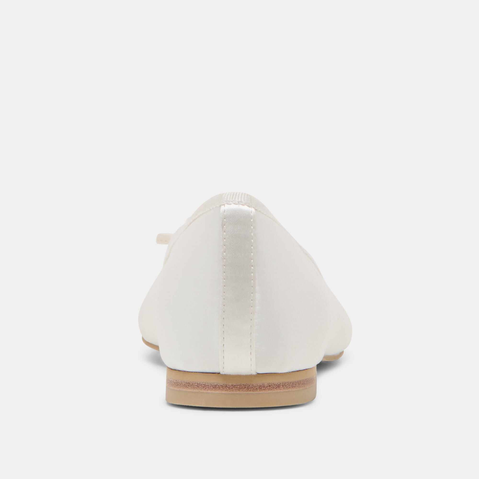 RITLA BALLET FLATS WHITE SATIN