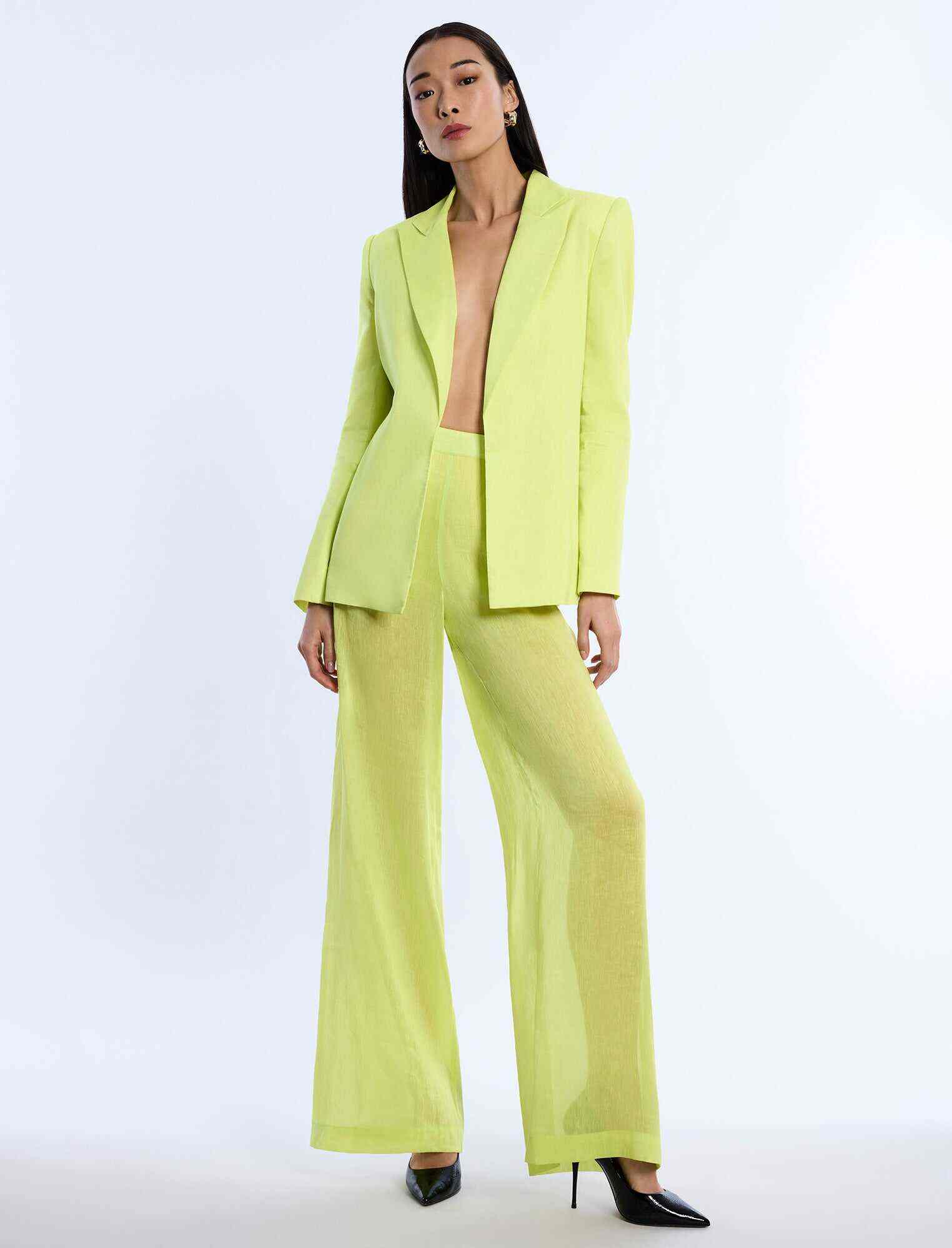 TestAiry Sheer Textured Pant