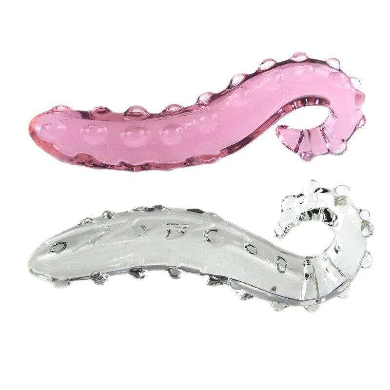 Hollow Silicone Anal Plug – Beaded Tunnel Dilator for Enema and Prostate Massage