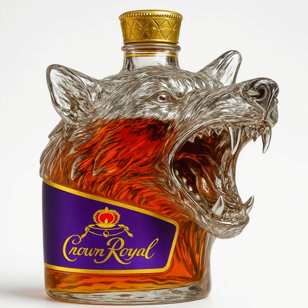 Wolf King Whiskey Bottle