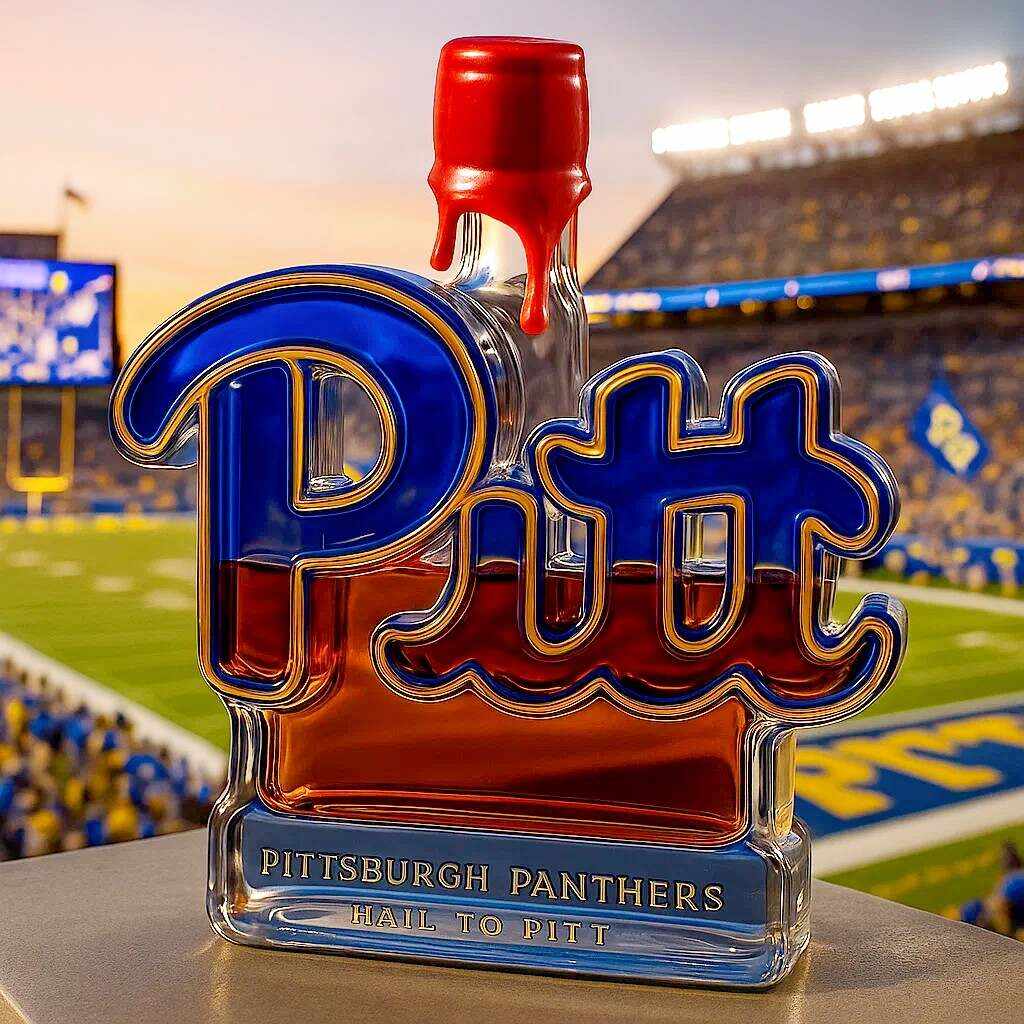 Pittsburgh Panthers Limited Edition Whiskey Bottle
