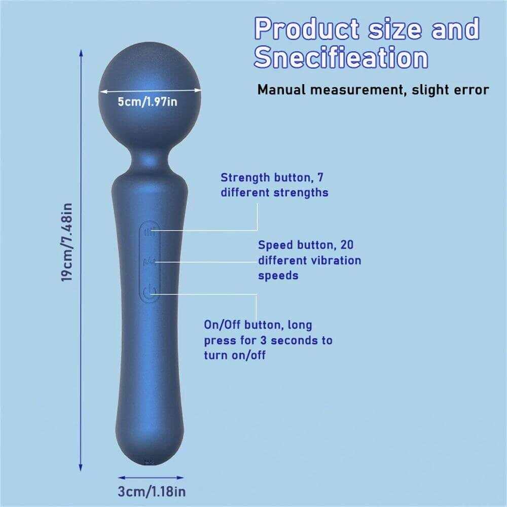 Powerful AV Magic Wand Dildo Vibrator: Vaginal & Clitoris Stimulator for Women