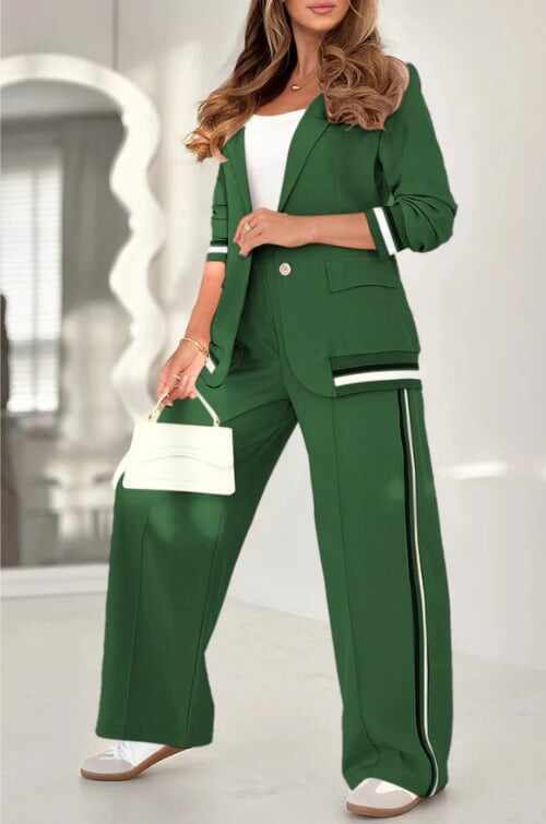 Women's Casual Beige 2-Piece Set - Comfortable & Stylish for Every Spring Occasion