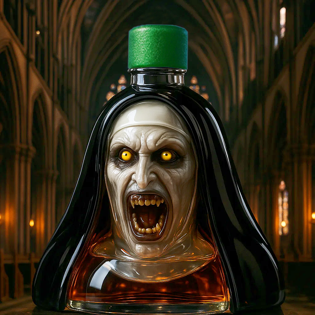 The Nun Whiskey Bottle