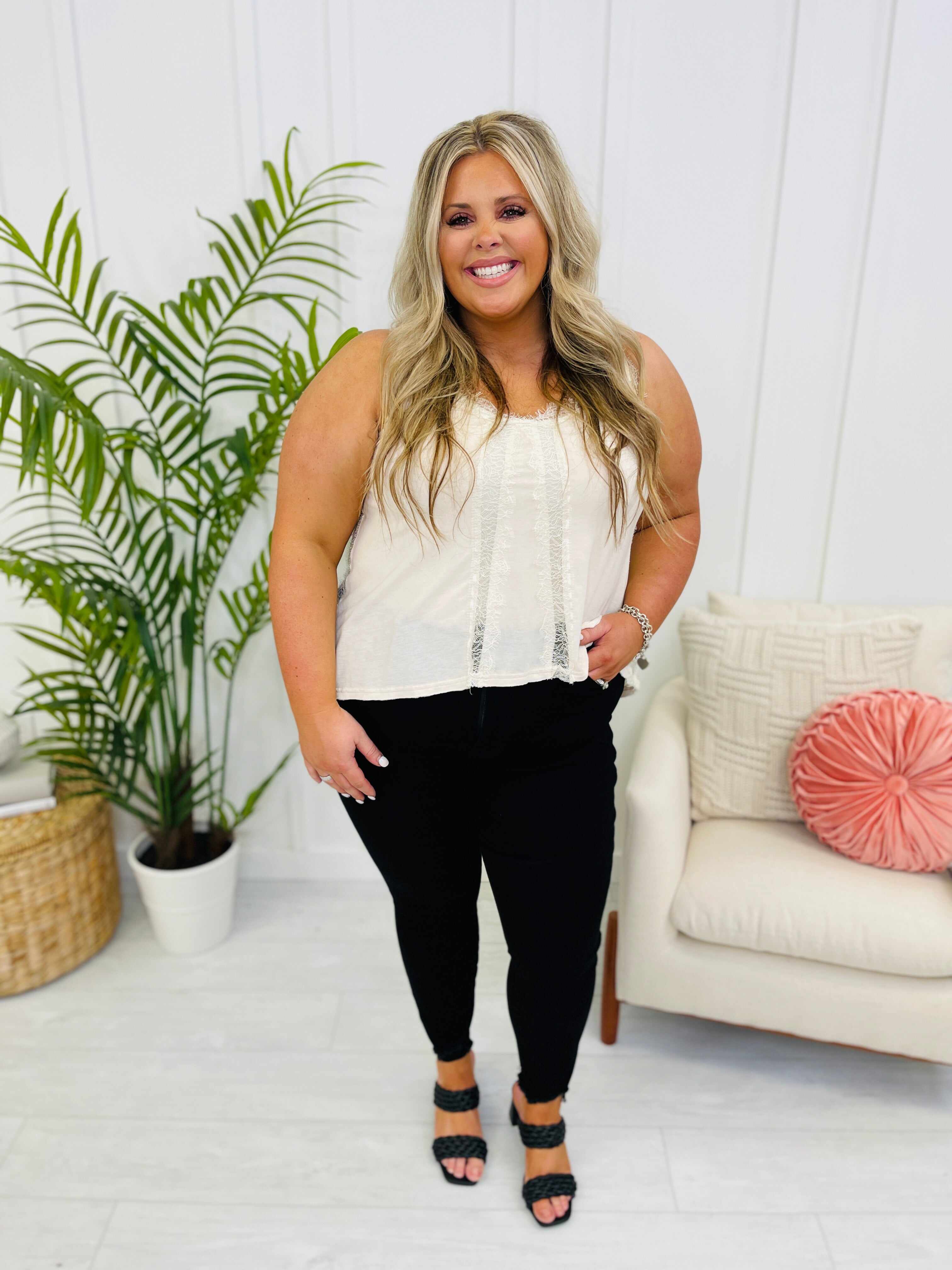 MARKDOWNS! Tummy Control Black Skinny Jeans in Reg/Curvy Fifth Restock!