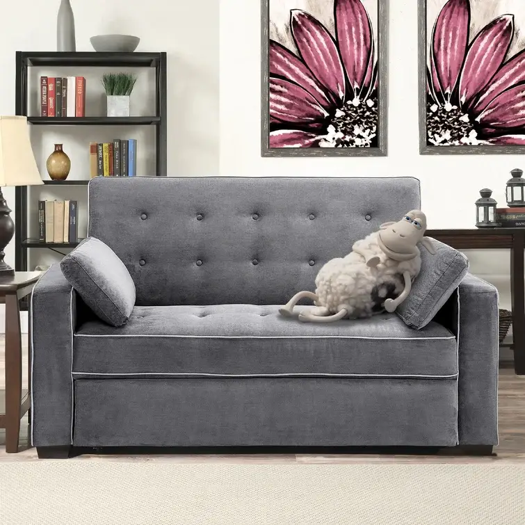 Serta Monroe Full Size Convertible Sleeper Sofa with Cushions