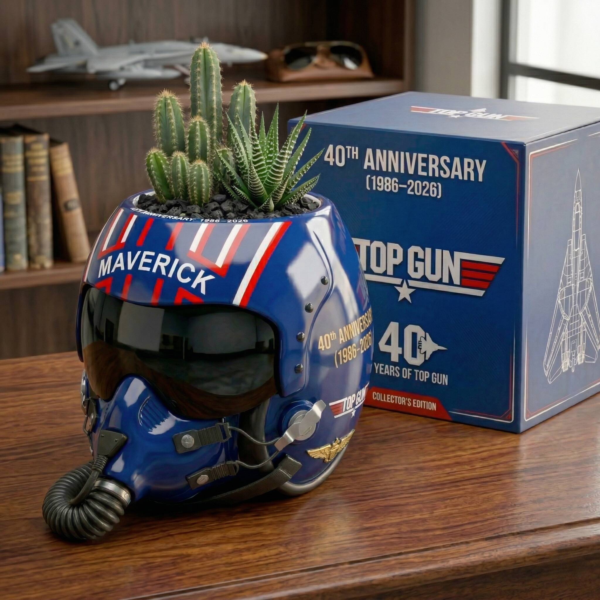 ✈️ TOP GUN 40th Anniversary Maverick Helmet Planter