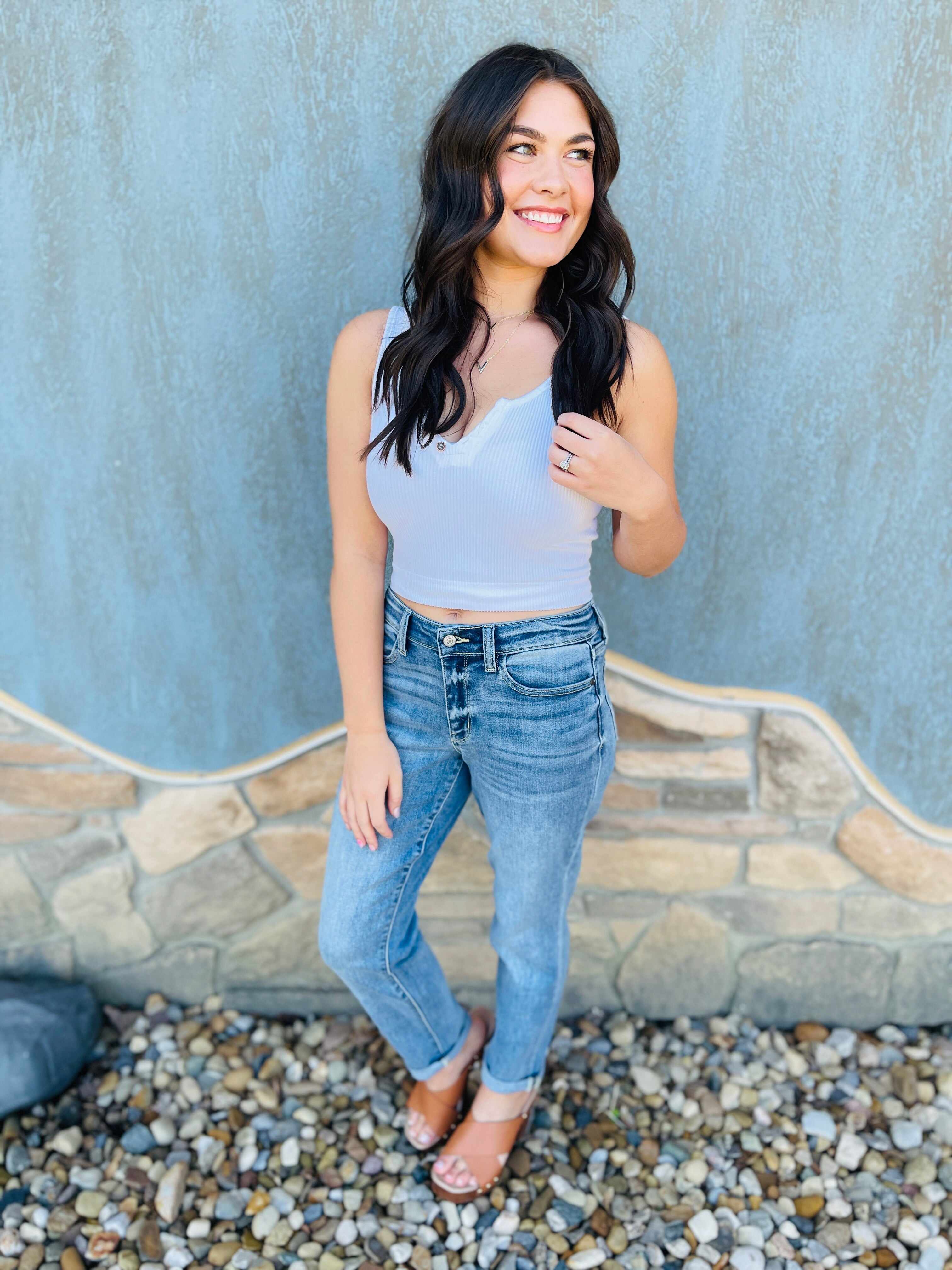 RESTOCK!  Reg/Curvy The Bleach Boys Nondistressed Boyfriend Jeans--Multiple Washes!