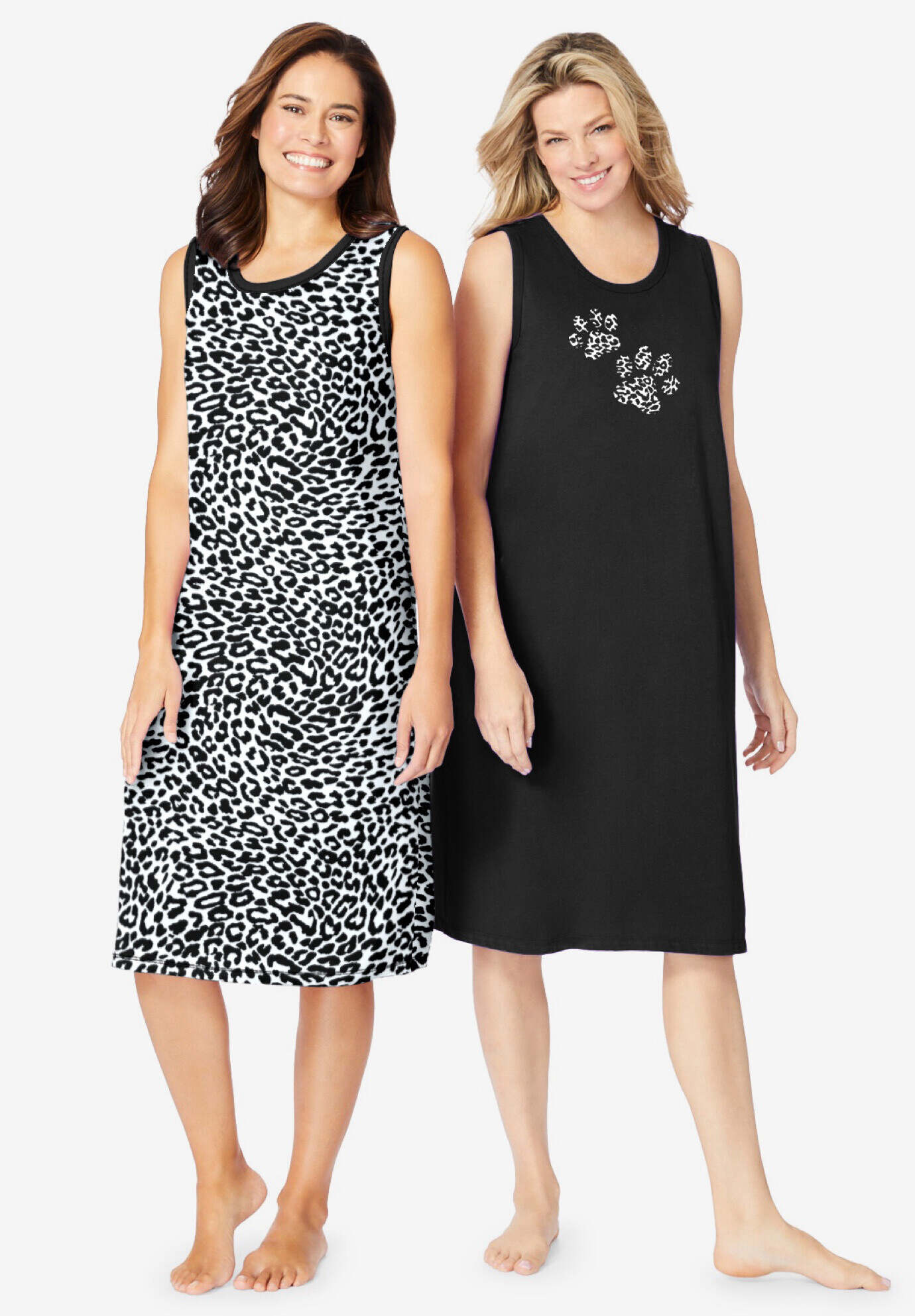 2-Pack Sleeveless Sleepshirt