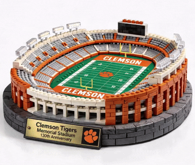 Clemson Memorial Stadium Brick Set
