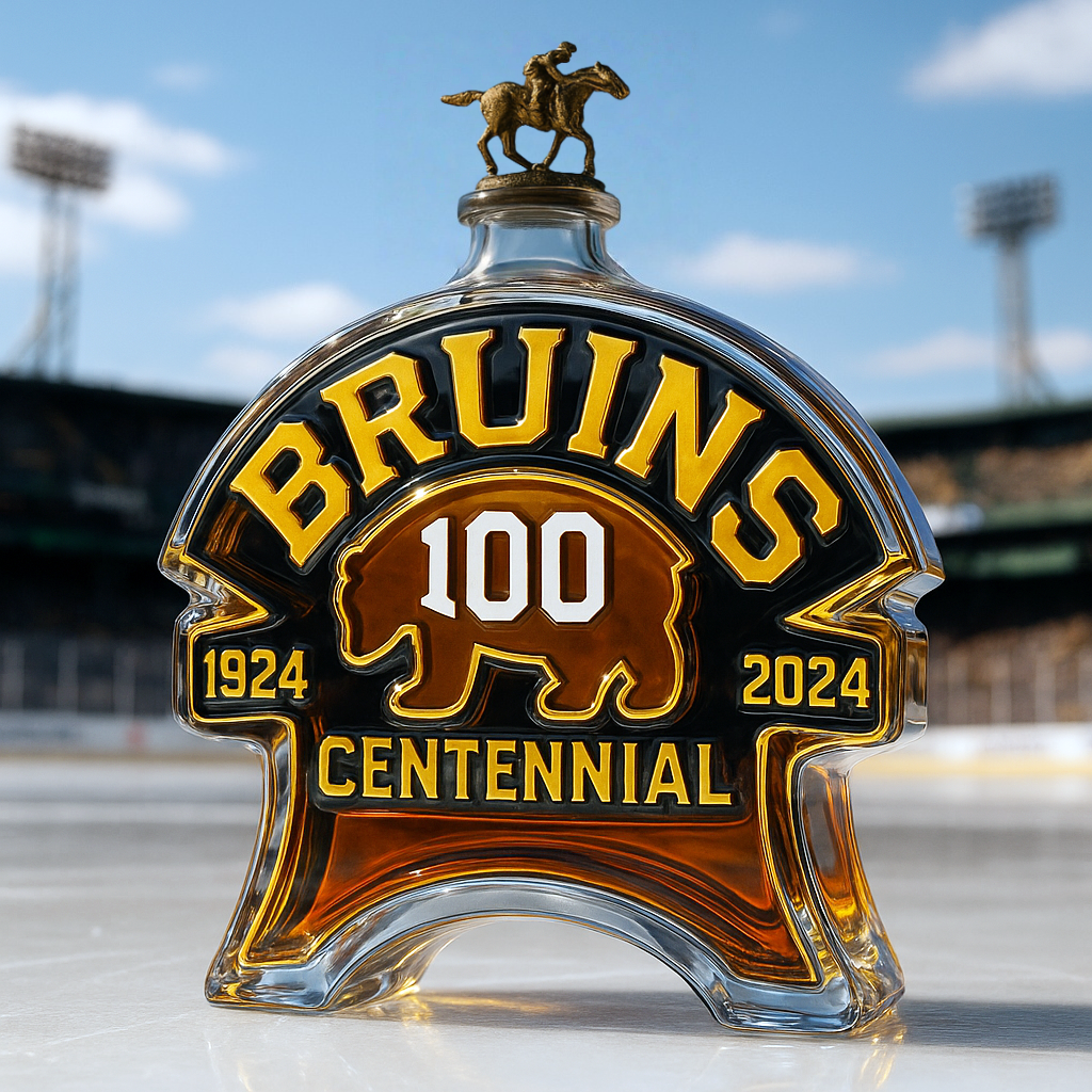 Boston Bruins Commemorative Whiskey Bottle