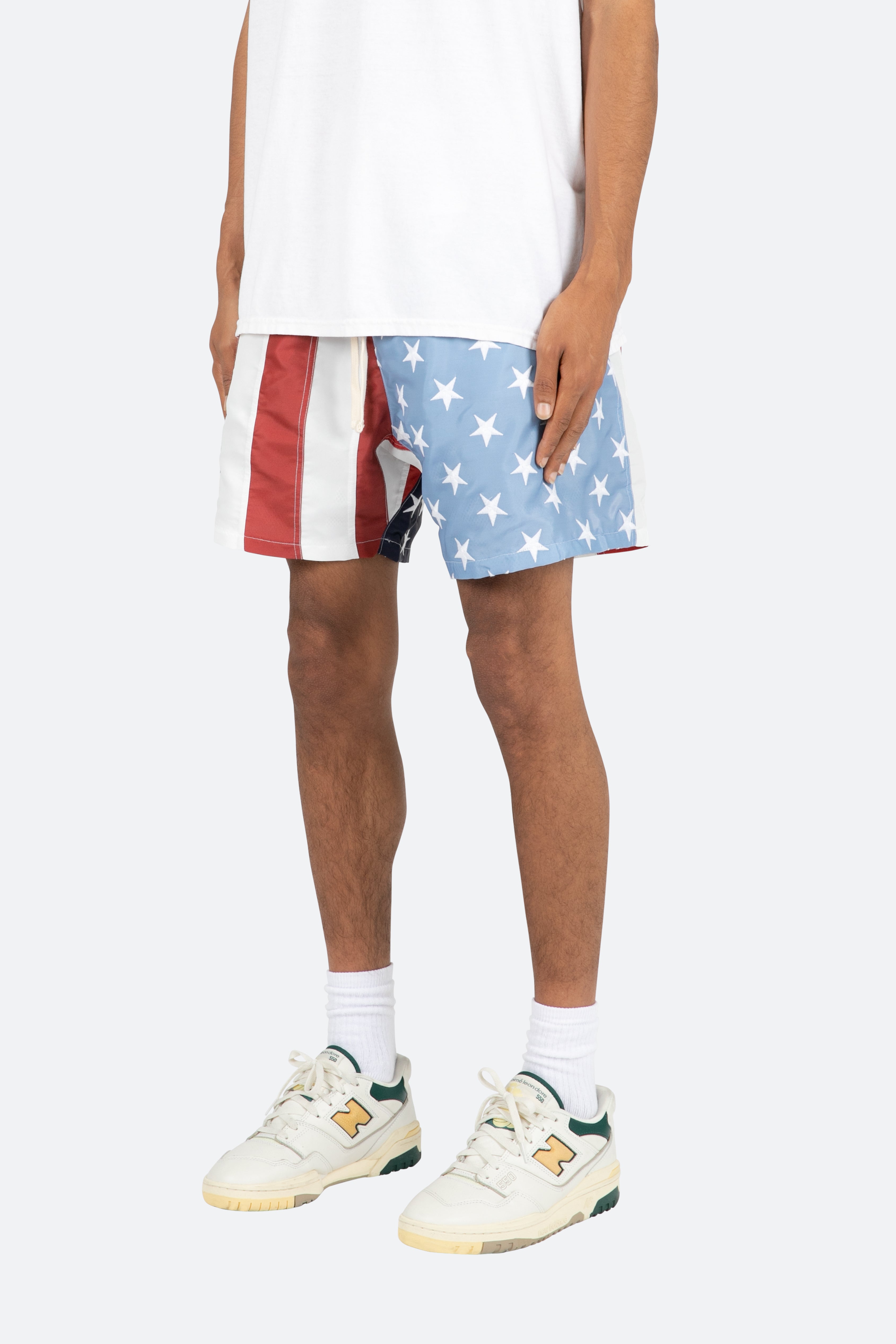 Flag Shorts - Red/White/Blue