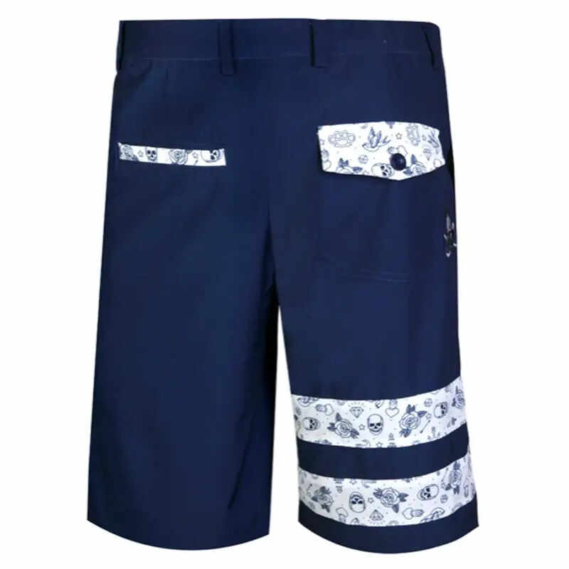Zuma Cool-Stretch Men's Golf Shorts (Navy/Flash)