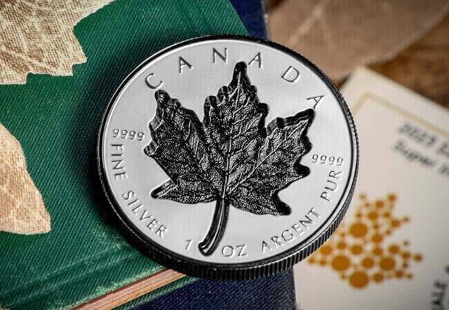 1 oz. Fine Silver Coin – Super Incuse Silver Maple Leaf
