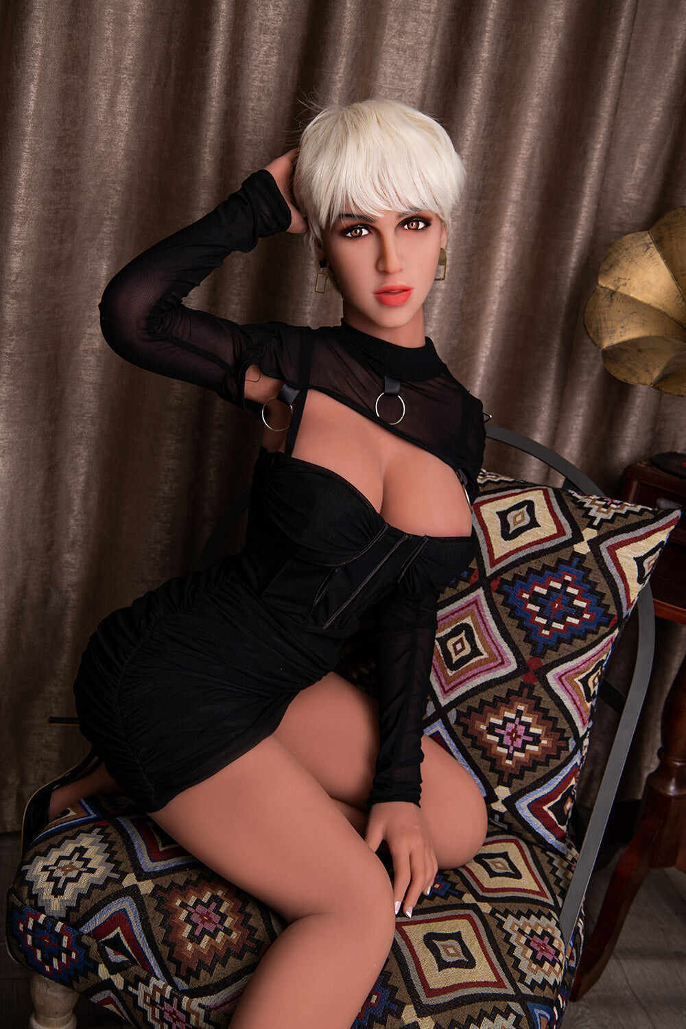 Fanny 5ft58 / 170cm #344 Head TPE Tanned Medium Boobs Realistic Newest Sex Doll